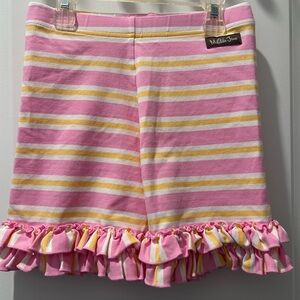 Matilda Jane Pink Striped Kids Shorts